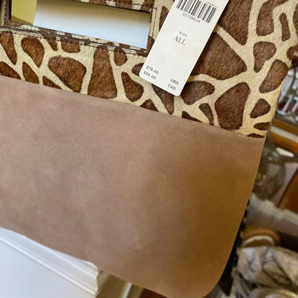 Anthropologie Verona Textured Clutch Bag